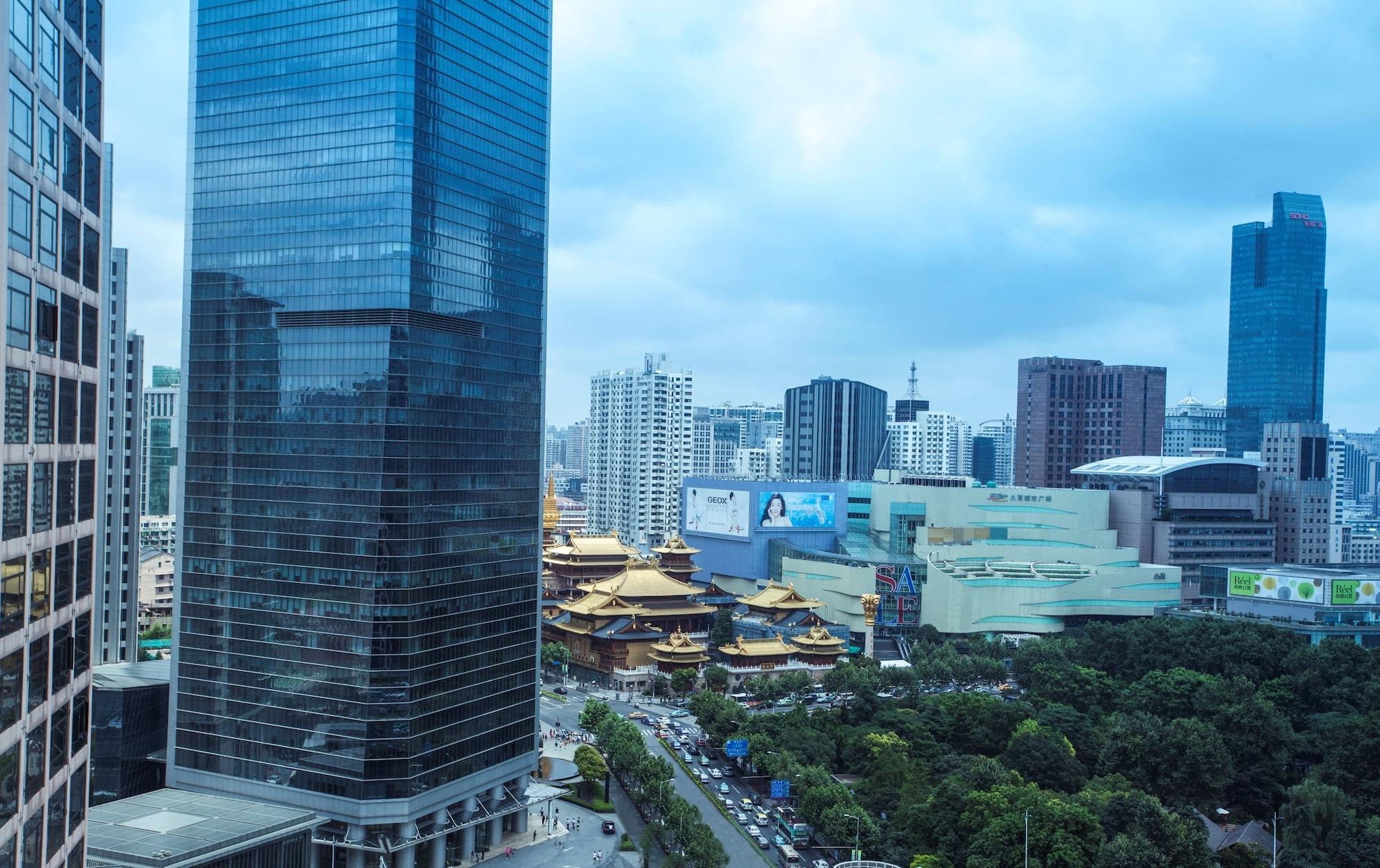 The Kunlun Jing An Hotel Шанхай Екстериор снимка